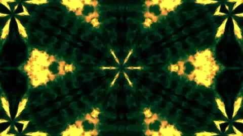 Abstract motion kaleidoscope VJ loop background Stock Footage 340075572