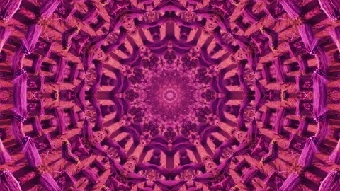 Abstract motion kaleidoscope VJ loop background Stock Footage 340075573