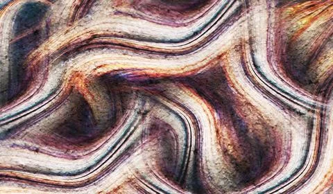 Abstract Motion Light Pattern With Colorful Streaks and Repeating Cascading.. Stock Illustration