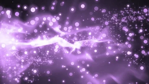 Abstract motion lilac background with particles and stars. Video stock 71651161