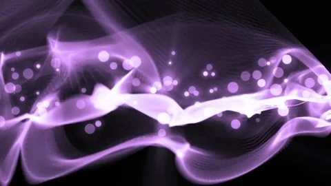 Abstract motion lilac background with particles and stars. Video stock 71651206