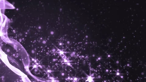 Abstract motion lilac background with particles and stars. Video stock 71652243