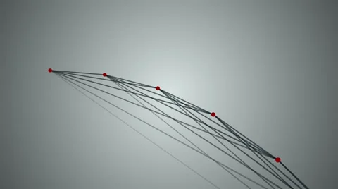 Abstract motion lines and dots Stock Footage 57518957