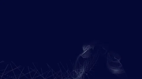 Abstract motion of lines consisting of colors dots. Stock Footage 169451494