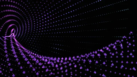 Abstract motion particle cg motion triangular geometry cool backdrop Stock Footage 139011398