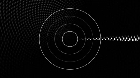 Abstract motion pattern with circles and light Stock Footage 339373084