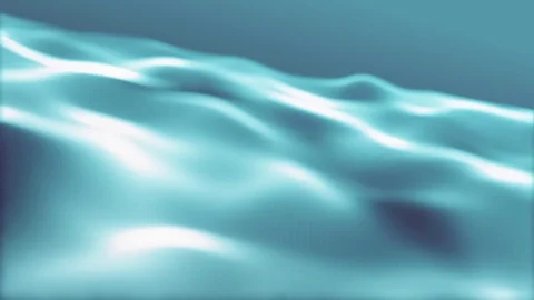 Abstract motion pattern of particles formed in waving lines Stock Footage 76912377