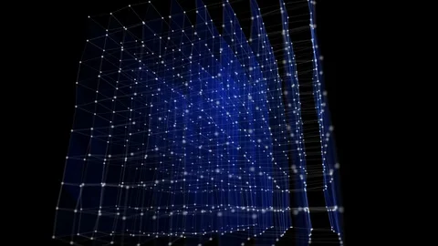 Abstract motion plexus background Stock Footage 102493544