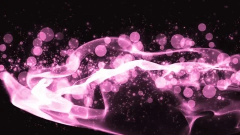 Abstract motion purple background with particles and stars. Stock Footage 71650517
