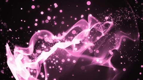 Abstract motion purple background with particles and stars. Video stock 71652261