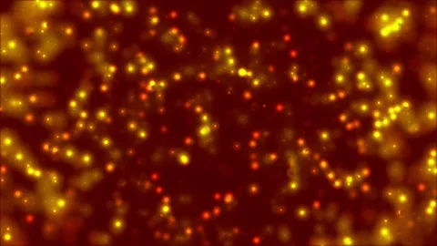 Abstract motion red background shining gold particles. Shimmering Glittering Par Stock Footage 167391021