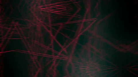 Abstract Motion Red Noise Lines on Black Background Stock Footage 99614022