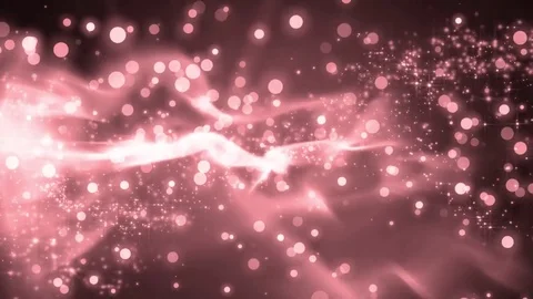 Abstract motion scarlet background with particles and stars. Video stock 71651178