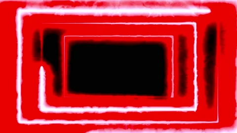 Abstract motion screen background animated loop field. Glowing neon frames with Stock Footage 135454692