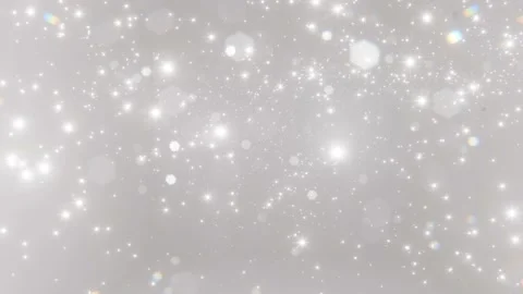 Abstract motion shining silver particles. Glittering Particles With Bokeh. Stock Footage 165493109