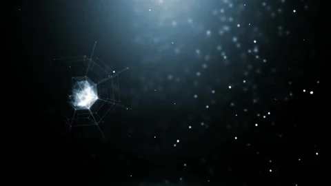 Abstract motion of a sphere from the side of the screen Stock Footage 146919539