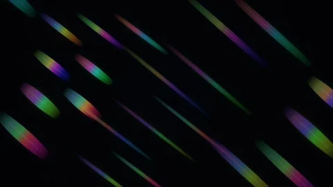 Abstract Motion Streaks Background With Rainbow Spectrum Stock Footage 345881366