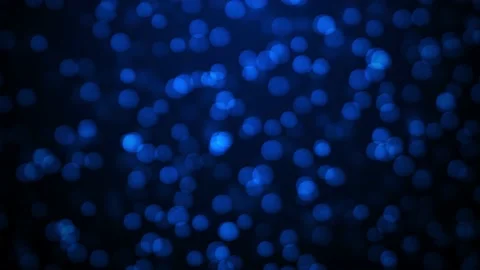 Abstract Motion Sweet Blue Light Iris Lens Blur Bokeh Flickering On Dark Blue  Stock Footage 134440490