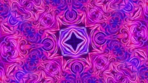 Abstract motion tunnel VJ loop background Stock Footage 340075670