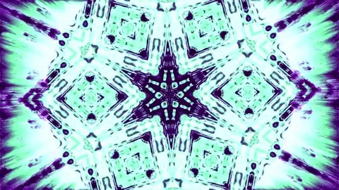 Abstract motion tunnel VJ loop background Stock Footage 340075696