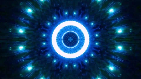 Abstract motion tunnel VJ loop background Stock Footage 340076033