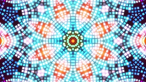 Abstract motion tunnel VJ loop background Stock Footage 340076099