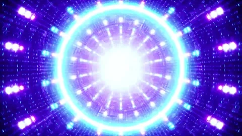 Abstract motion tunnel VJ loop background Stock Footage 340076105