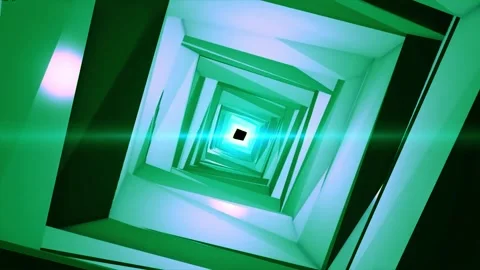 Abstract motion tunnel VJ loop background Stock Footage 340076151