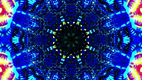Abstract motion tunnel VJ loop background Stock Footage 340076159