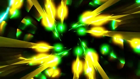 Abstract motion tunnel VJ loop background Stock Footage 340076164