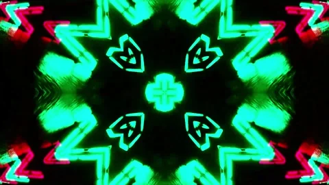 Abstract motion tunnel VJ loop background Stock Footage 340076182