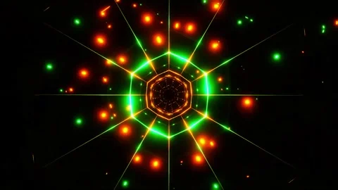 Abstract motion tunnel VJ loop background Stock Footage 340076183