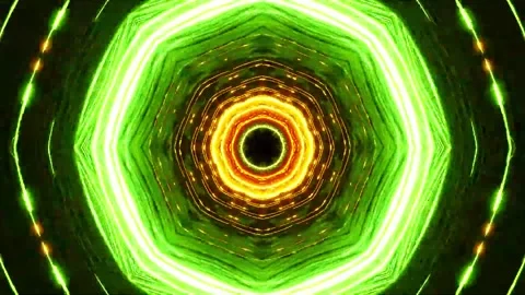 Abstract motion tunnel VJ loop background Stock Footage 340076262