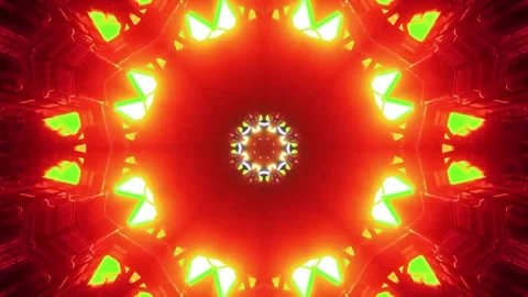 Abstract motion tunnel VJ loop background Stock Footage 340076290