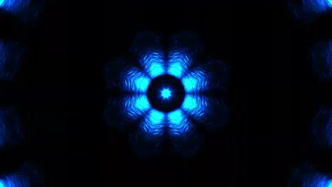 Abstract motion tunnel VJ loop background Stock Footage 340178920