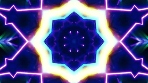 Abstract motion tunnel VJ loop background Stock Footage 340178937