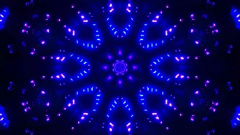 Abstract motion tunnel VJ loop background Stock Footage 340178950