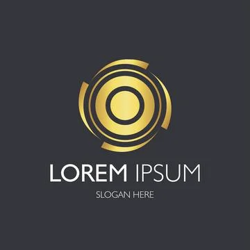 Abstract motion vector logo Stock Illustration