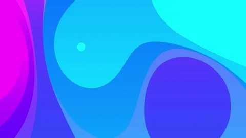 Abstract motion wavy shapes background violet blue Stock Footage 244383876