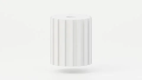 Abstract motion of white geometric Stock Footage 334910631