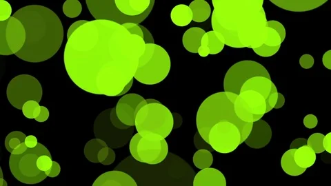Abstract motion, Yellow Circle Particles Stock Footage 79861911