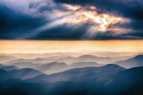 Abstract mountain background Foto stock