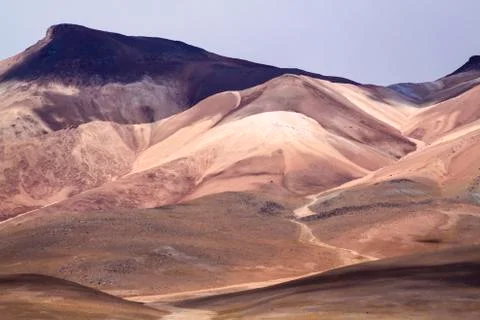 Abstract mountains with shadows Foto stock