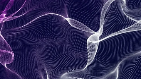 Abstract movement of colored waves Stock Footage 169967984