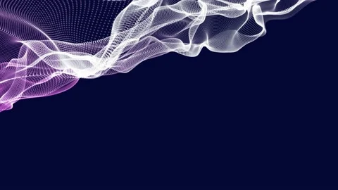 Abstract movement of colored waves Stock-Footage 169967989