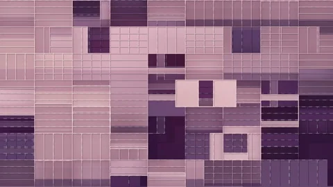 Abstract movement of flat cargo containers. 3d rendering loop animation 4K UHD Stock-Footage 135716664