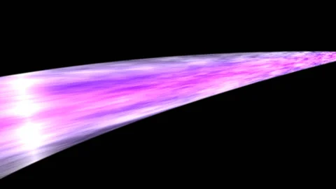 Abstract movement of lilac lines on a black background. Stock Footage 97461765
