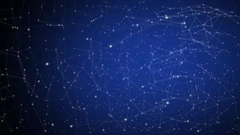 Abstract movement of lines on a blue background Stock Footage 95622353