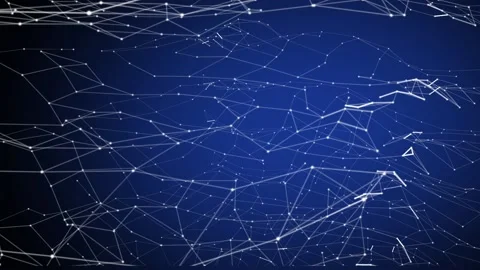 Abstract movement of lines on a blue background 스톡 동영상 95774668