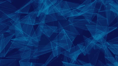 Abstract movement of lines on a blue background Video stock 96591389